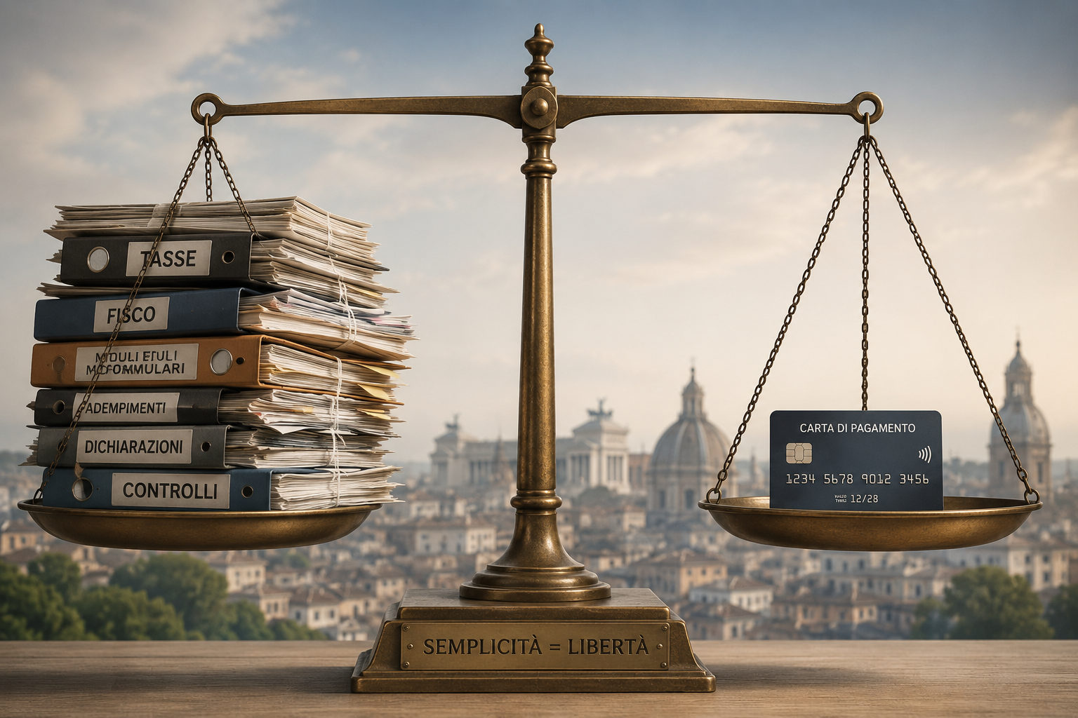 Una sola tassa per tutti